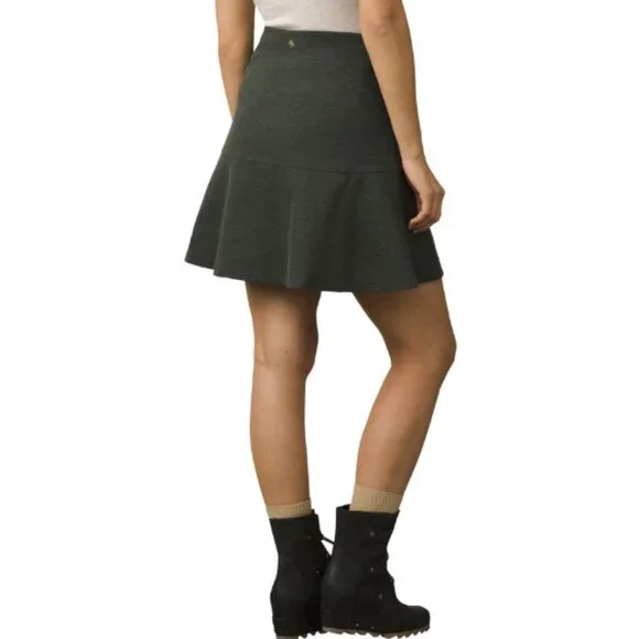 prAna Gianna Ponte Knit Skirt in Charcoal - Large - Picture 2 of 8